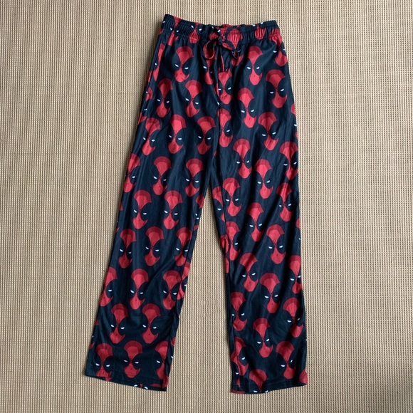 NWOT Marvel DEADPOOL drawstring pajama pants - Picture 3 of 8